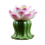 XPYGF565 mumluk muhteşem lotus şamdanı, seramik şamdanlık, iç dekorasyon için avize, yhe değiştirme tabağı mumluk