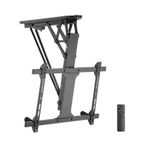 XPYGF565 TV Braketi Akıllı Uzaktan Kumanda TV Braketi 32 "-70" Tavan Elektrikli Katlanır TV Dağı Elektrikli Flip Tavan Braketi, 75 lbs'ye kadar tutar, Max VESA 600x400mm TV Monitör Tutucu Rafı
