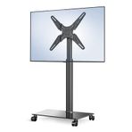 XPYGF565 TV Braketi TV Sehpası Ev Zeminden Tavana 55 inç TV Rafı Ofis Büyük Ekran Evrensel Braket Mobil LCD TV'ler Tekerlekli Standı TV Monitörü Tutucu Raf (Boyut: A)