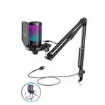 Xrades Professional 2 li Stand Youtuber Gamer Tiktok Yayıncı Usb Rgb Mikrofon Seti
