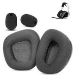 XRHTONG Corsair Void & Wireless & Corsair Void Pro kablolu oyun kulaklıkları ile uyumlu nefes alan kulak yastıkları (nefes alan kumaş/yüksek yoğunluklu köpük)