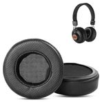 XRHTONG Nefes alan yedek kulak yastığı, House of Marley pozitif titreşimli kulaklık, kulak yastığı, yastık (delinmiş protein deri/köpük bellek)