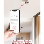 Xsense Wi Fi li X-Sense Akıllı Duman Dedektörü,( 12 Adet), SBS50 Baz Istasyonu(1 Adet)lu Ev Güvenlik Kiti Uygulaması ile Uyumlu(12+1) FS121