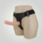 xShopum 19 cm Belden Bağlamalı Içi Dolu Strapon Penis