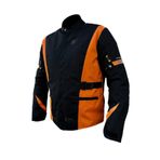 Xspeed Eon 4 Mevsimlik Korumalı Uzun Motosiklet Montu Turuncu Siyah