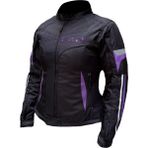 Xspeed Hera 4 Mevsimlik Korumalı Kadın Motosiklet Montu Yeni Sezon Mor - XL