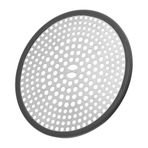 Xspring Drenaj Süzgeçleri, 304 Paslanmaz Çelik Saç Catcher Silikonlu Duş Drenaj Kapağı, 11cm Mutfak Lavabo Drenaj Süzgeci, Banyo Saç Kapanı Duş Mutfak Banyo Küvet için Zemin Drenaj Koruyucu