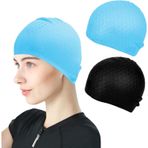 Xspring Silikon Yüzme Bonesi, Unisex Yetişkin Yüzme Bone, Ultra Yumuşak ve Kaymaz, Antrenman ve Fitness Yüzme İçin, Uzun Saçlar İçin Geniş Kesim, Su Geçirmez Dayanıklı Bone