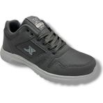 Xstep 020-26 Cilt Deri Anatomik Erkek Sneaker Füme Buz