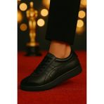 Xstreet Tayger Kalın Taban Unisex Spor Ayakkabı Kaymaz Taban Sneakers - Siyah