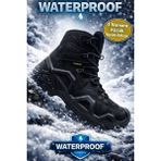 Xstreet Uzun Kar ve Su Geçirmez Garantili Taktik Bot Waterproff Erkek Bot - Siyah