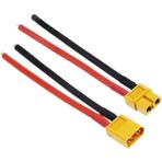 XT60 Dişi-Erkek Lipo Pil Şarj Kablosu Seti 10CM - Renkli