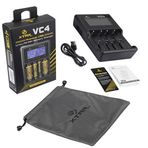 Xtar VC4 Universal Li-ion-Ni-MhĞNi-Cd Pil Şarj Cihazı
