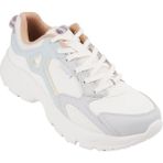 Xtep 976118320001 Beyaz-Gri Retro Sneaker Wmn Ayakkabı - Beyaz - Gri