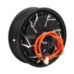 Xtevu Hub Motor, Disk Fren Motoru, 12in Fırçasız DC Hub Motor 60V 72V Elektrikli Bisiklet Scooter için Sessiz Çalışma