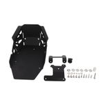 Xtevu motor kayma plakası, motosiklet şasi koruyucusu, 900 Ralli GT 2020+, Karbon Çelik Motor Koruyucusu Değiştirme, Motosiklet Bash Plaka Kalkanı ile Uyumlu (Black)
