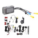 Xtevu Motorcycle Dash Cam, UTV ATV Arabaları, 3 inç Park Monitör Kamerası ile Uyumlu Video Kaydedici Su Geçirmez Sistemi