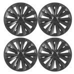 Xtevu Tekerlek Hubcap, 2020 ila 2023, 19 inç Hub Kalkan Trim Kapak ile uyumlu tam jant koruyucusu kapağı (Gunmetal Gray)