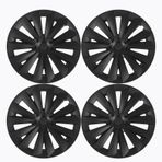 Xtevu Tekerlek Hubcap, 2020 ila 2023, 19 inç Hub Kalkan Trim Kapak ile uyumlu tam jant koruyucusu kapağı (Matte Black)