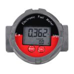 Xtevu yakıt ölçer, dijital türbin akış göstergesi 1in LCD ekran, elektronik yakıt akışı sensörü, yüksek doğruluk yakıt akışı metre 20MPA MWP