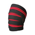 XTR Fitness Kırmızı Siyah 1 Çift 200x8 cm Profesyonel Dizlik