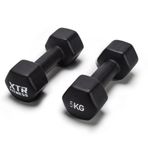 XTR Fitness Vinyl Neoprene Dambıl 5Kg x 2 Adet