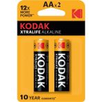 Xtralife Alkalin Kalem Pil Aa 2 Adet Kodak Kaliteli Uzun Ömürlü 1.5 V Kalem Pil Orjinal Kumanda Fener Saat Cihazlar