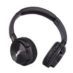 XuanGui Kablosuz Kulak İçi Kulaklık, HiFi Stereo Hafif Ayarlanabilir Kablosuz Kulaklık, 12 Saat Dinleme Süresi, Dahili HD Mikrofon, Ev Seyahati Q10 için FM, SD/TF, Siyah