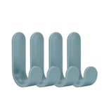 XUJUAN-0227 Duvara Monte Portmanto 4 ADET/1 ADET Ev Dekoru Anahtarlık Havlu Kancası Plastik Kapı Askısı Kendinden Yapışkanlı Duvar Askısı Şapka Rafları Anahtar Askısı Duvar Düzenleyici Ceket Kancaları