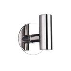 XUJUAN-0227 Duvara Monte Portmanto Mr ve Ms-Golden Fırçalanmış Askılar, Ev Duvar Kancası, Kendinden Yapışkanlı Banyo Rafı, 2 Veya 4 Adet Portmanto Askısı (Gümüş, 4 adet)