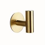 XUJUAN-0227 Duvara Monte Portmanto Mr ve Ms-Golden Fırçalanmış Askılar, Ev Duvar Kancası, Kendinden Yapışkanlı Banyo Rafı, 2 Veya 4 adet Portmanto Kancası (Altın, 4 adet)