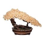 XUJUAN-0227 Kristal Ağaç Kapalı Para Kristal Ağaç, Feng Shui Şans Ağacı Bonsai Ağacı Dekorasyon, Ofis Mağazası Yer Değiştirme ve Açılış Hediyesi Yapay Ağaç