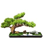 XUJUAN-0227 Sahte Bitkiler Yapay Bonsai Ağacı, Saksı, Ev, Masaüstü, Yaratıcı Dekorasyon, Sahte Çam, Bitki Süslemeleri, Yapay Bonzai