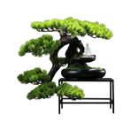 XUJUAN-0227 Yapay Bonsai Ağaçları Işık Lüks Simülasyon Ağacı Süsler Giriş Yüksek dereceli Dekoratif Ofis Sahte Bitkiler Bonsai Yapay Bonsai