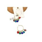 XUPING 20 MM SHAKIRA RENKLİ TAŞLI HALKA KÜPE