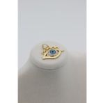 XUPİNG JEWELRY GÖZ KOLYE KALPLİ CHARM (Sarı)
