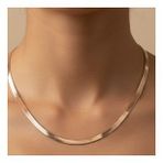 XUPİNG JEWELRY İTALYAN YASSI ROSE KOLYE