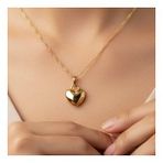 XUPİNG JEWELRY KALPLİ KOLYE (Altın)