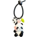 xutao Karikatür, panda, anahtarlık, kadınlar ve kızlar için, panda, anahtarlık, araba anahtarlığı, çanta, anahtar aksesuarı, panda, sevgili, hediye, takı, Çok renkli, F