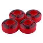 XUXHOU Kaykay Tekerlekleri, 52mm X 30mm 4 Adet/Set Açık Klasik Dayanıklı PU Cruiser Longboard Seyir Ve Yokuş Yokuş Paten (kırmızı)