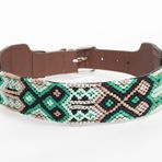 XUXO ARTESANIA CANINA Köpek Tasması, Vegan Deri, El Yapımı, Suya Dayanıklı, Dayanıklı, Mahahual, XS