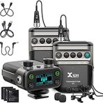 Xvive U5T2 Wireless Audio For Video System 2 Kişilik, DSLR/Video Kameraya Monte Edilebilen Dijital Wireless/Kablosuz Youtuber Vlogger Omni Yaka Mikrofon Sistemi (2.4 GHz)