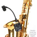 Xvive U7 Nefesli Saz Telsiz Mikrofonu (Saksafon, Trompet, Trombon)