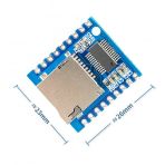 XY-V17B MP3 Wav Ses Çalma Modülü Micro Sd 32Gb Hafıza FAT16 FAT32 24 Bit Dac