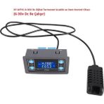 Xy-Wth1 6-30V Dc Dijital Termostat Sıcaklık ve Nem Kontrol Cihazı (6-30V Dc ile Çalışır) - Ahşap