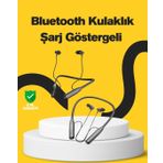 Y12 Bluetooth Boyun Bantlı Kulaklık – 100 Saat Pil, Bluetooth 5.3, Dokunmatik Kontrol
