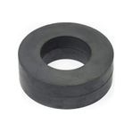 Y35 Kalite Ferrit Kömür Delikli Halka Mıknatıs - 100x60x15 mm