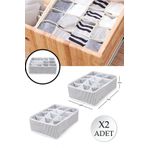 Yabahome 2 Adet 12 Bölmeli Organizer Çekmece Içi Düzenleyici