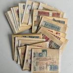 Yabancı Posta Pulu Lotu 870 Adet B012