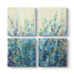 Yabani Kır Çiçekleri Tablosu 123 x 123-4 Parçalı